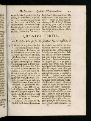17-19, Quaestio Tertia.