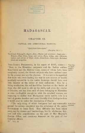 Madagascar : An historical and descriptive account of the island and its former dependencies, 2