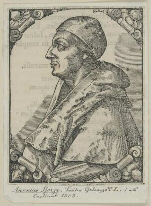 Bildnis des Kardinals Ascanio Maria Sforza