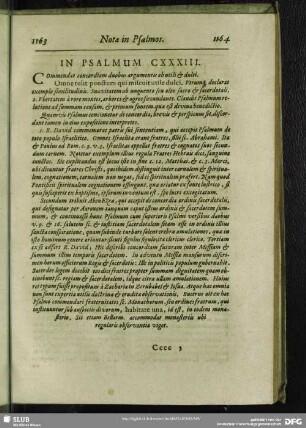 In Psalmum CXXXIII.[i.e. CXXXII.] Psalmus CXXXIII.[i.e. CXXXII.]
