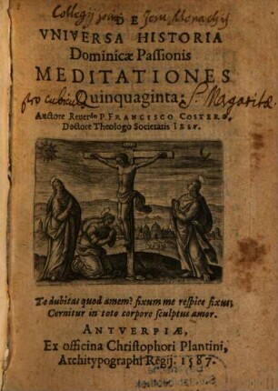 Universa historia Domini passionis meditationes 50