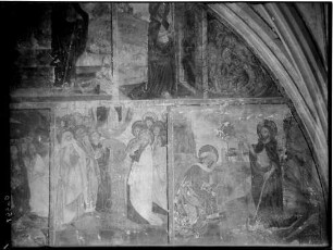 Konstanz Münster Silvesterkapelle Wandmalerei Nordwand Passionzyklus