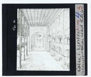 Köln, St. Ursula : Rekonstruktion, Perspektivzeichnung