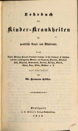 Medicinische Handbibliothek für praktische Aerzte und Studirende, 1