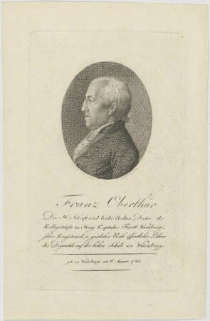 Bildnis des Franz Oberthür