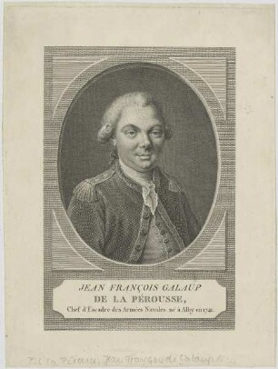 Bildnis des Jean François Galaup de La Pérousse
