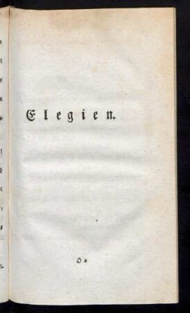 Elegien