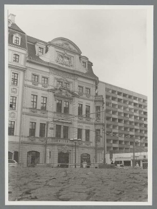 Hausfassade im Rokokostil, Leipzig