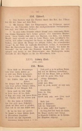 XXVI. Ludwig Tieck