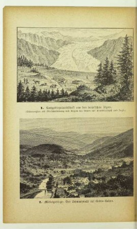 1. Hochgebirgslandschaft aus den bayrischen Alpen