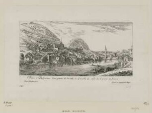 Veuë et perspective d’une partie de la ville de Grenoble
