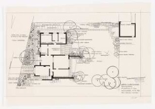 Gärten M. Schulz, D. Rosenthal, G. Kretschmer, Göttingen-Nikolausberg: Pflanzplan Garten Kretschmer 1:100