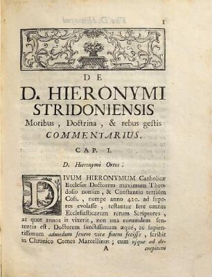 Maximus Hieronymus vitae suae Scriptor