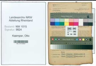 Entnazifizierung Otto Kaemper , geb. 16.11.1906 (Werkmeister)