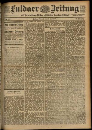 Ausgabe vom Mittwoch, den 21. Juni 1899.