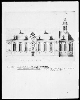 Nürnberg, Sankt Elisabeth (Deutschordenskirche und Hospital), Entwurf des Langhauses