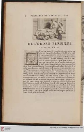 De l’Ordre Persique: Chapitre XXIII