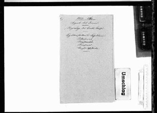 Expeditorstellen und Expeditoren: Sekretariat, Registratur, Revisorat und Kanzleiassistenten (1823-1860)
