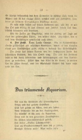 Das träumende Aquarium