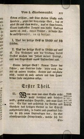 155-167, Erster Theil