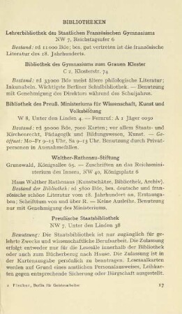 Bibliotheken