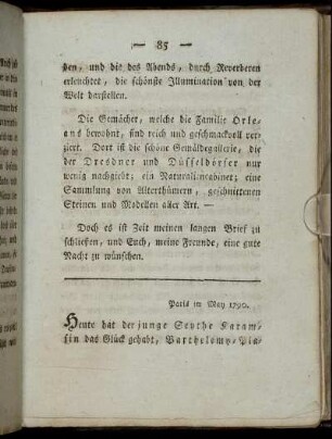 [Sechster Brief. - Siebenter Brief.]