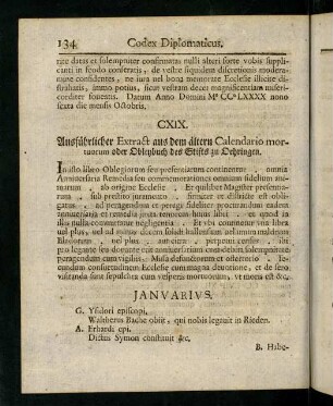 134-143, In isto libro Oblegiorum ...; Januaris - April