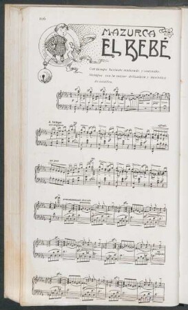 Mazurca "El bebé" - [para piano]