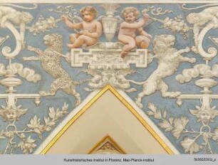 Ausmalung des Treppenhauses im Palazzo Grifoni Budini Gattai