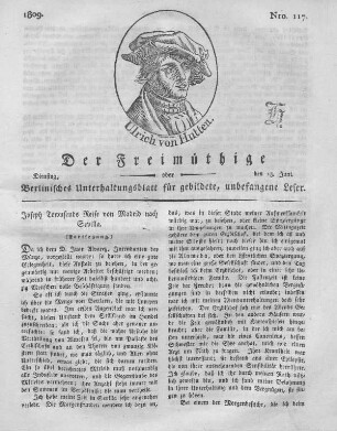 Nro. 117., Dienstag, den 13. Juni 1809
