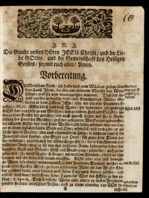 [Antritts-Predigt zu Merseburg.]
