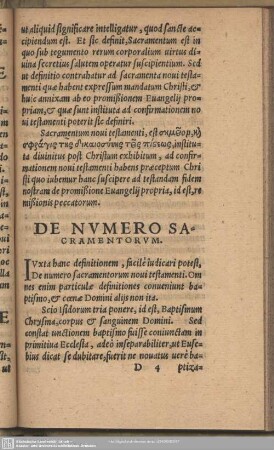 De Numero Sacramentorum