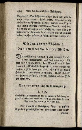 Siebenzehnter Abschnitt.