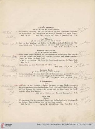 I. Teil (Nr. 1-233)