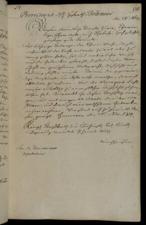 Berufung des Magisters Anton Friedrich Busching zum außerordentlichen Professor der Philosophischen Fakultät.