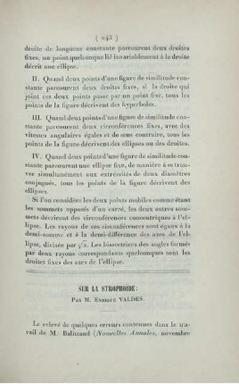 Sur la strophoïde.