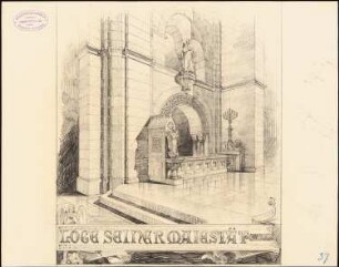 Evangelische Gnadenkirche (Augustakirche), Berlin-Mitte Ausführungsprojekt: Kaiserloge