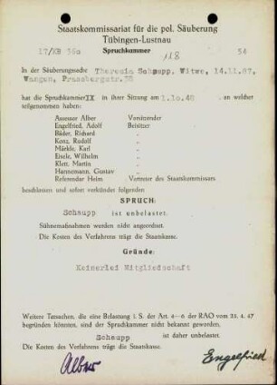 Schaupp, Theresia