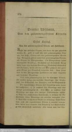 Dritter Abschnitt. Von den zusammengesetzten Körpern