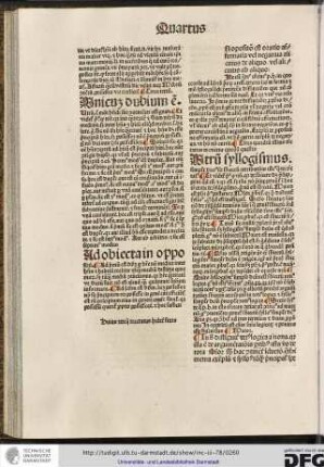 [P]ropositio est oratio affirmativa vel negativa alicuius de aliquo...