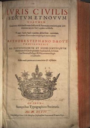 Corpus iuris iustiniani, 6