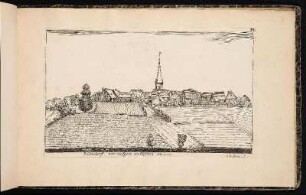 Zürndorff, von aufgan an zusehen An[n]o 1705. - Zirndorf