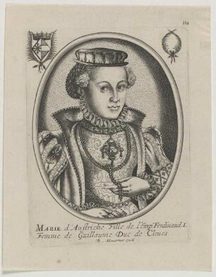 Bildnis der Marie d'Austriche