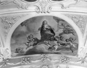 "Vera sapientia demonstratur", Allegorien der Weisheit mit Bezug auf die Klosterbibliothek