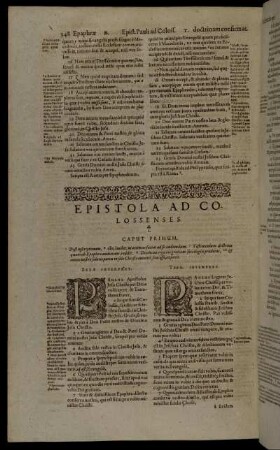 Epistola Ad Colossenses.