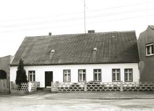 Belgern, Oschatzer Straße 12. Seitengebäude eines Bauernhofes (um 1800)