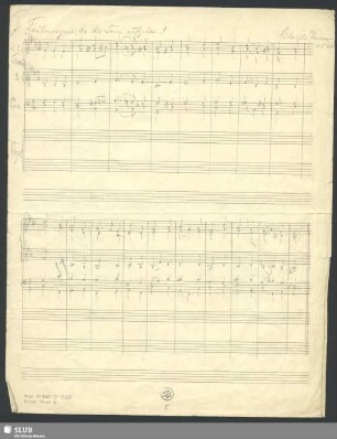 Ostermette des Dresdner Kreuzchores. Excerpts - Mus.11302-D-530 : V (3), Coro (3), orch; RMWV 74/6