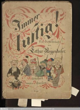 Immer lustig! : ein Ziehbilderbuch / von Lothar Meggendorfer