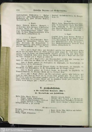 V. Kirchenbehörden