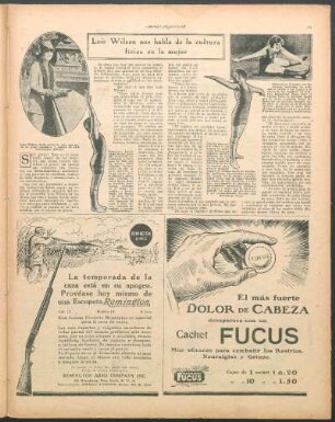 Lois Wilson nos habla de la cultura física en la mujer